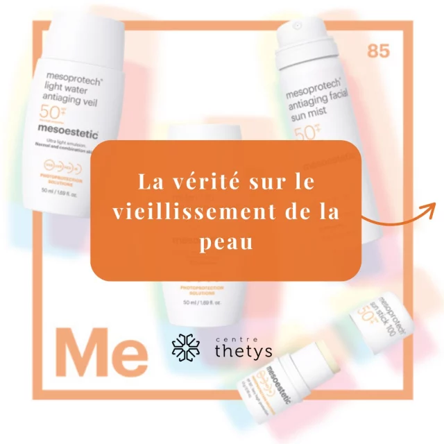 🧴 La vérité sur le vieillissement de la peau... 😮
On pense souvent que l’âge ou la pollution sont les principales causes du vieillissement cutané.
Mais la réalité est bien plus sournoise…

👉 Il s’agit du soleil 🌞
Invisible mais redoutable, il est responsable de 80% du vieillissement cutané visible.
Et ce, même par temps nuageux ou derrière une vitre.

💡 La solution ?
Une protection solaire quotidienne, efficace et adaptée à votre type de peau.

Au Centre Thetys, nous avons sélectionné la gamme Mesoprotech de Mesoestetic pour ses nombreux atouts :
✅ Très haute protection (UVA + UVB + IR + lumière bleue)
✅ Action anti-âge intégrée
✅ Textures ultra légères et agréables à porter

📍Retrouvez ces solaires dans nos centres à Antibes, Cannes et Pégomas
Nos expertes vous conseillent gratuitement selon vos besoins et votre type de peau ✨

📲 Prenez rendez-vous ou passez directement en centre, votre peau vous dira merci dans 10 ans 💛

#centrethetys #mesoestetic #protectionUV #antiage #soinsvisage #vieillissementcutané #solaires2025 #beauteantibes #epilationdefinitive #minceurtechnologique