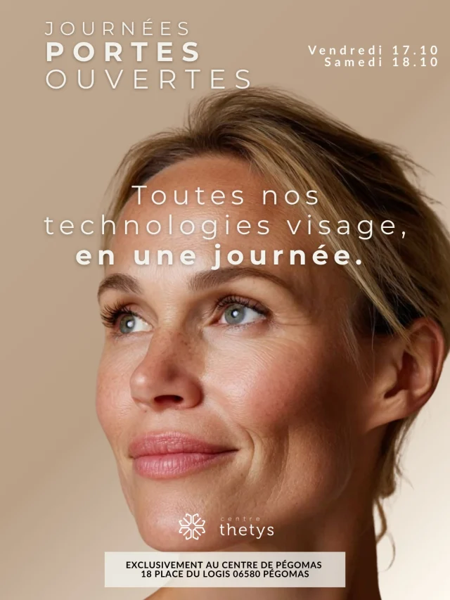 Et vous, vous avez réservé votre créneau ? 👀

Une journée pour (re)découvrir Thetys autrement 💫
-Test de nos technologies visage
-Rencontre avec nos expertes
-Immersion dans le centre
-Et des goodies exclusifs rien que pour vous 🎁

Les places partent vite… on vous garde la vôtre ? 😏 (lien en bio)